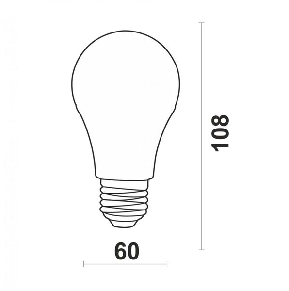 Лампа світлодіодна куля Ultralight A60 10Вт N E27 49125 фото