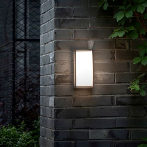 Светильник уличный настенный Lutec QUBO 5193013118 17.3W 4000K темно-серый Architectural 52491 фото