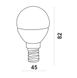 Лампа светодиодная шар Ultralight LED P45 6Вт N E14 ЕКО 50889 фото 4