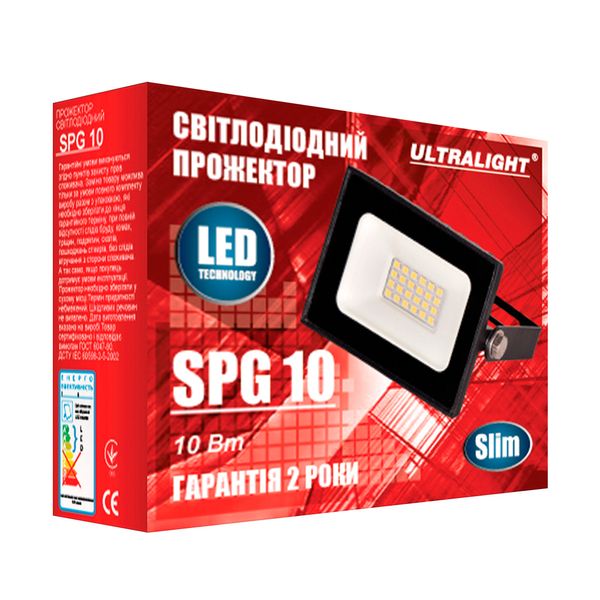 Прожектор світлодіодний Ultralight SPG 10 Slim 49222 фото