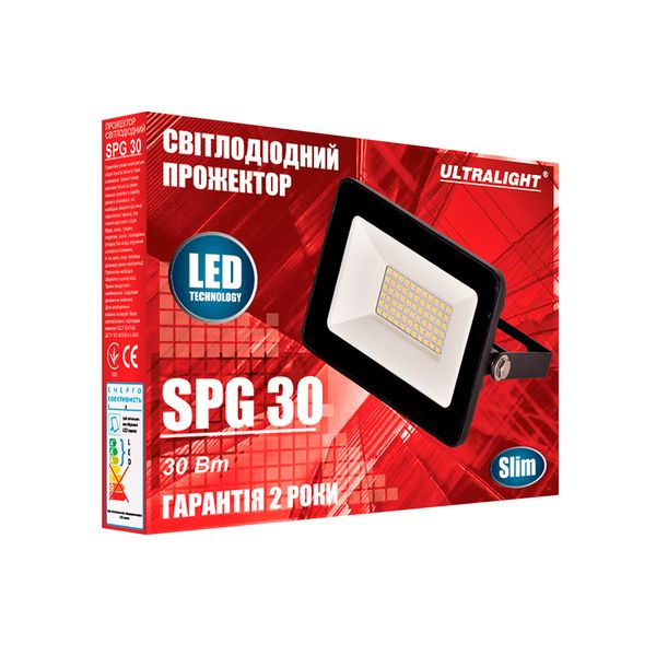 Прожектор светодиодный Ultralight SPG 30 Slim 49226 фото
