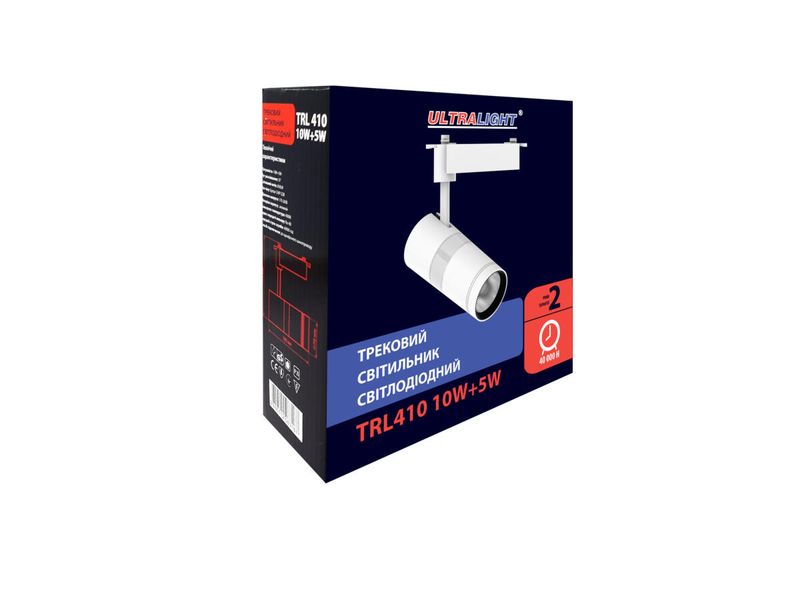 Светильник трековый светодиодный Ultralight TRL410 черный 10+5Вт 51534 фото