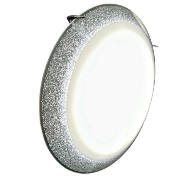 Світильник світлодіодний стельовий скляний з пультом круглий Декора 84010 Антарктида 51907 фото
