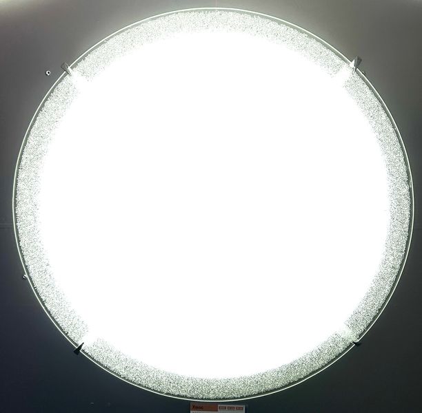 Светильник светодиодный стеклянный потолочный с пультом круглый Декора 84010 Антарктида 51907 фото