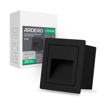 Архітектурний світлодіодний накладний світильник Ardero DH1010ARD LEVEL 3Вт 3000K чорний A-80675 фото