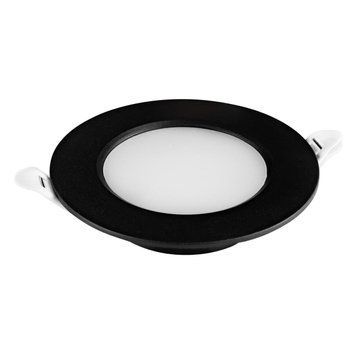 Світлодіодний світильник вбудований AURA-5 чорний 5W 6400K Horoz Electric 016-068-0005-040 фото