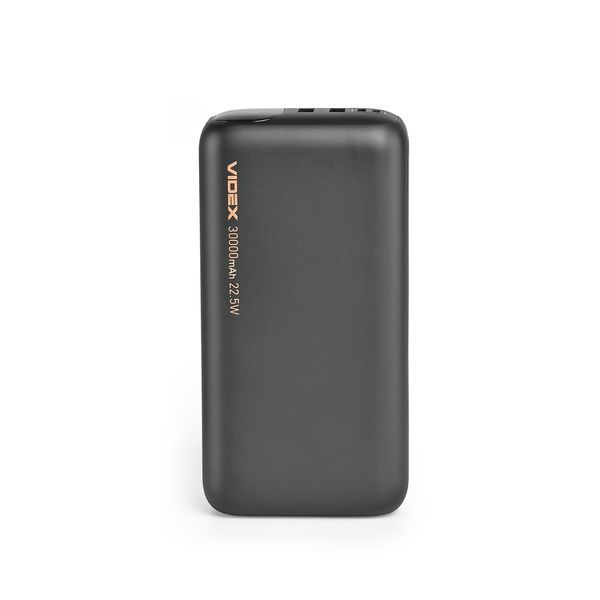 Повербанк 30000mAh VIDEX VPB-297 22.5W Black 28297 фото