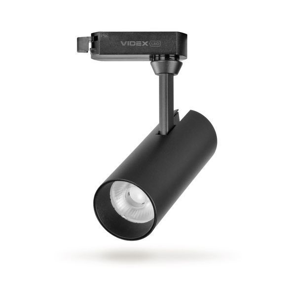 LED світильник трековий VIDEX 10W 4100K чорний 25911 фото