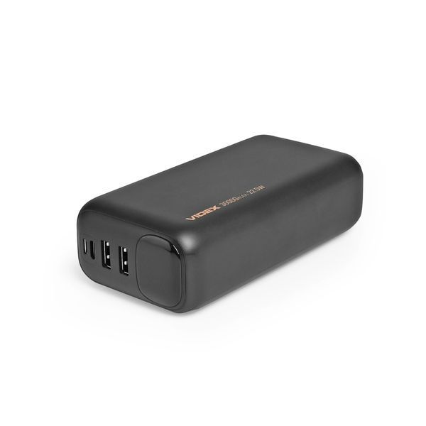 Повербанк 30000mAh VIDEX VPB-297 22.5W Black 28297 фото