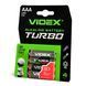 Батарейка лужна Videx LR03/AAA Turbo 4шт BLISTER 27021 фото 2