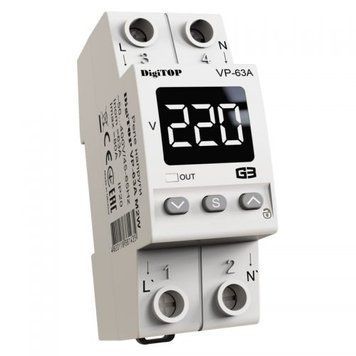 Реле напряжения 2 DIN VP-63A M2W DigiTOP 4820118381435 фото