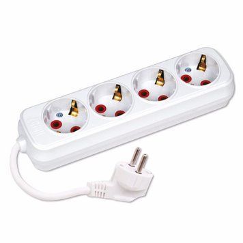 Подовжувач 4 гнізда 5 М з заземленням Teb Elektrik 200-405-401 фото