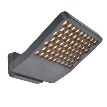 Светильник уличный настенный Lutec Atlantis Medium Led Wall 1 Light Dark Grey 3000K Architectural 7801606118 фото