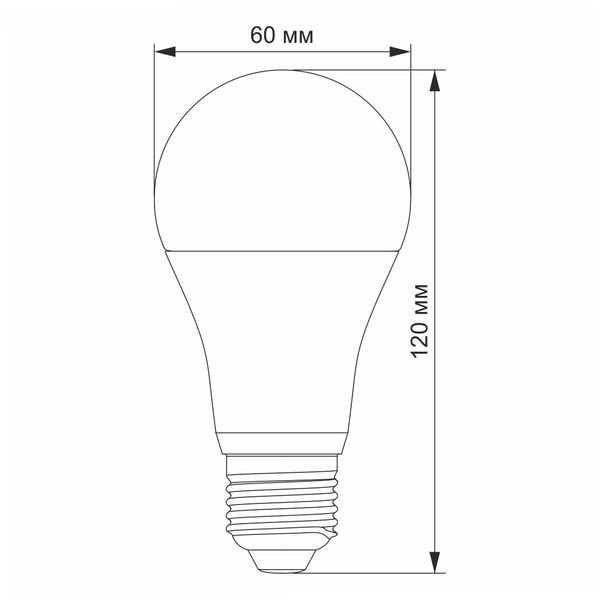 Сенсор LED лампа VIDEX A60e 12W E27 4100K с датчиком движения и освещенности 25470_V фото