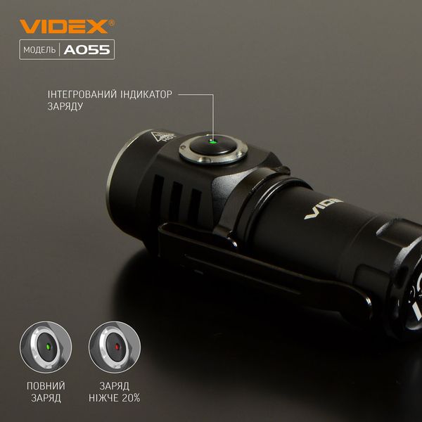 Фонарик ручной светодиодный VIDEX VLF-A055 600Lm 5700K VLF-A055 фото