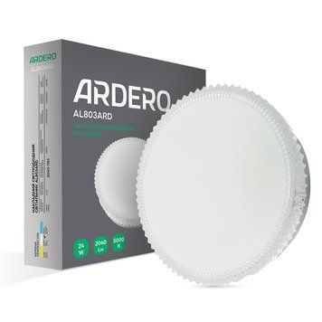 Світлодіодний накладний світильник Ardero AL803ARD 24Вт 5000K білий A-80179 фото