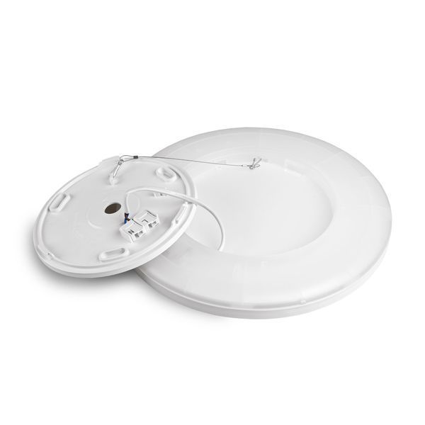 LED світильник з декоративною підсвіткою круглий VIDEX DL3R 18W 4000K Білий 27575 фото