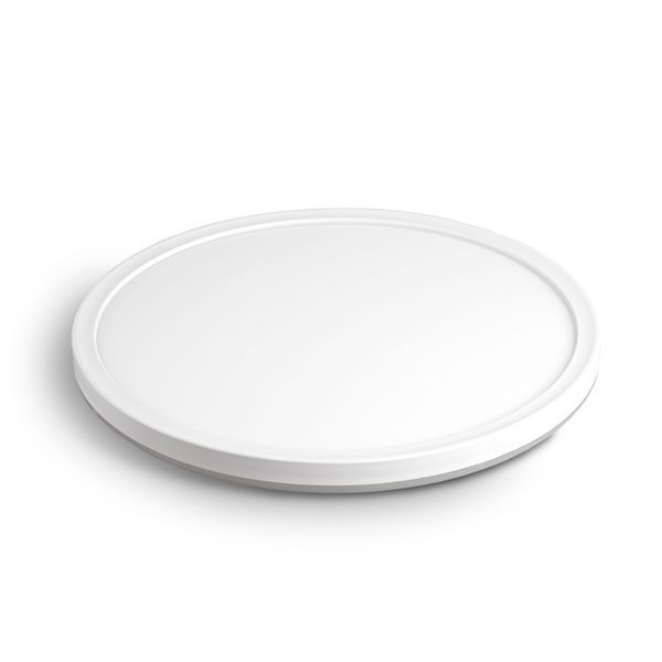 LED світильник з декоративною підсвіткою круглий VIDEX DL3R 18W 4000K Білий 27575 фото