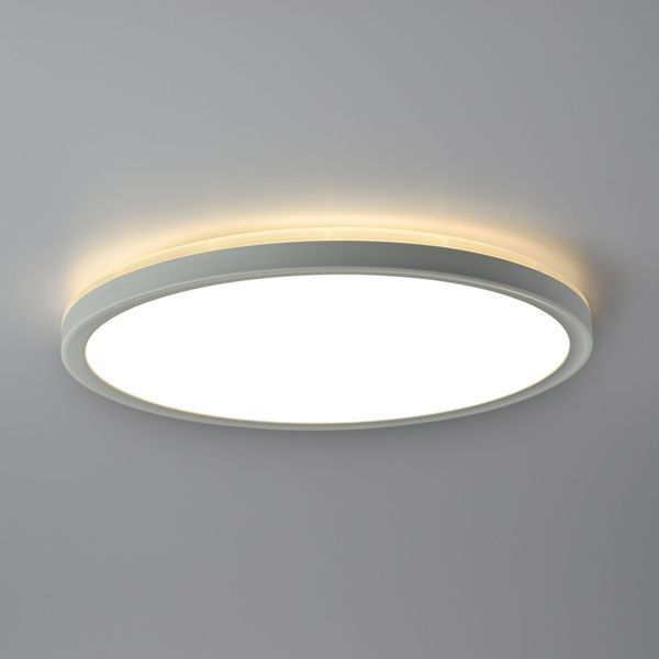 LED світильник з декоративною підсвіткою круглий VIDEX DL3R 18W 4000K Білий 27575 фото