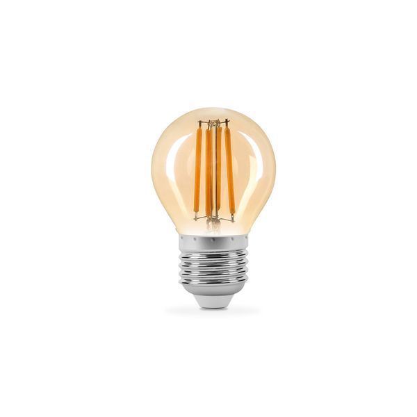 LED лампа TITANUM Filament G45 4W E27 2200K бронза 25526 фото