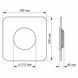 LED світильник акриловий квадратний VIDEX 24W 4100K 24886 фото 3