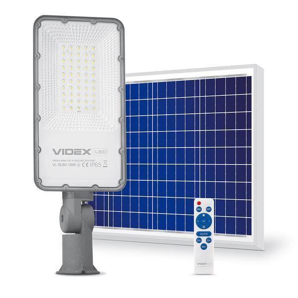 LED уличный фонарь автономный VIDEX 40W 5000K 25790 фото