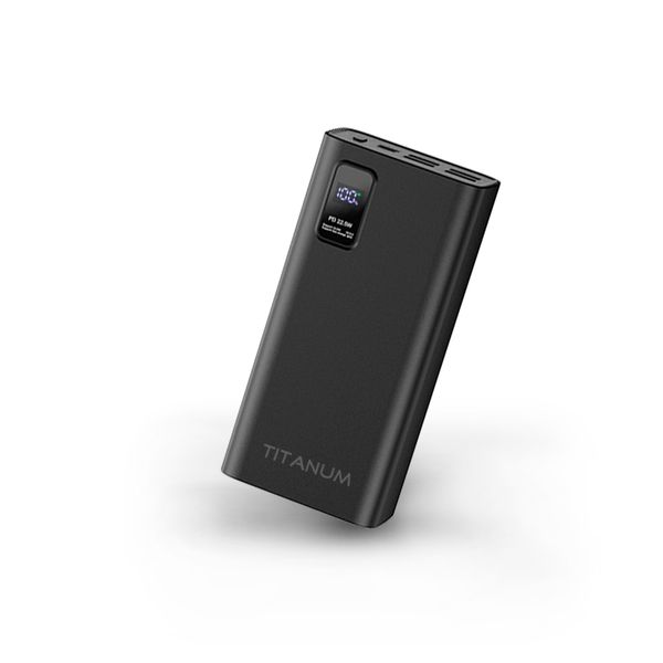 Повербанк TITANUM 728S 30000mAh 22.5W чорний TPB-728S-B фото