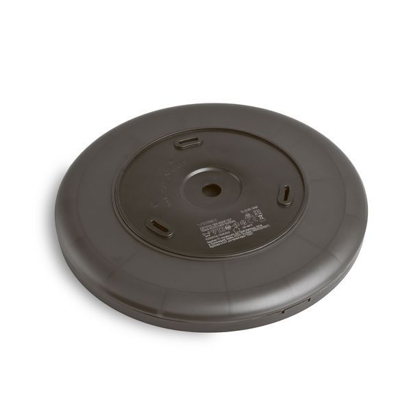 LED світильник з декоративною підсвіткою круглий VIDEX DL3R 18W 4000K Чорний 27576 фото