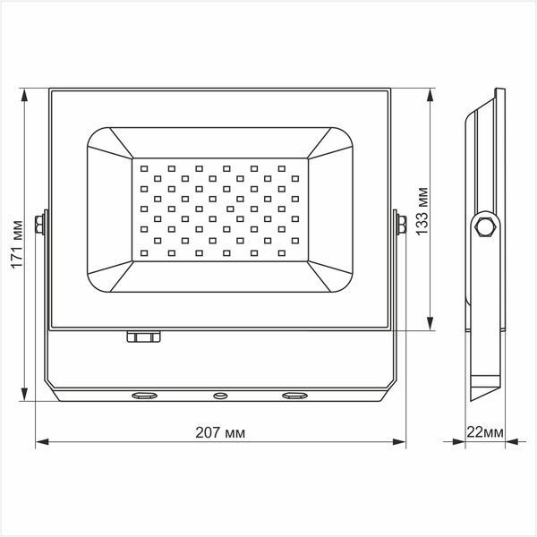 LED прожектор TITANUM TLF506 50W 6000K 24765 фото