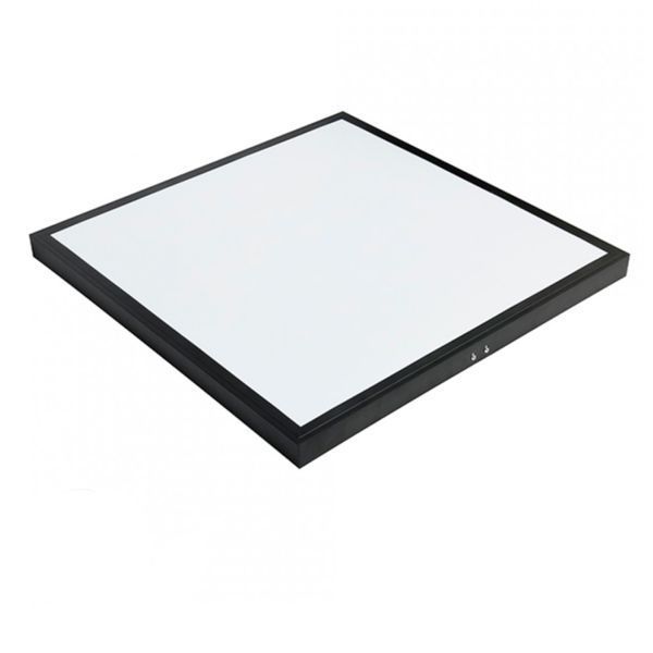 Світильник накладний 600*600 SMD LED PULSAR-48 48 W 6400K чорний Horoz Electric 056-015-0048-020 фото