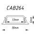 Профіль для світлодіодної стрічки Feron CAB264 F-10361 фото 2