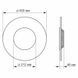 LED світильник акриловий круглий VIDEX 24W 4100K 24885 фото 3