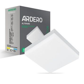 Світлодіодний накладний світильник Ardero AL709ARD 18Вт 5000K білий A-80005 фото