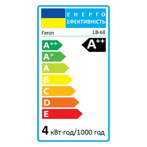Світлодіодна лампа Feron Filament LB-68 4Вт E27 2700K F-25752 фото