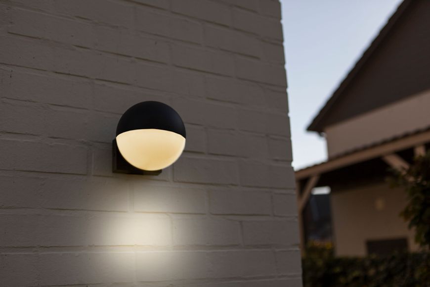 Світильник вуличний настінний Lutec Looma Wall 1 Light E27 Dark Grey Architectural 5138001118 фото