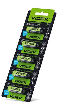 Батарейка щелочная Videx А23/Е23А блистер 5шт А23/Е23А 5pcs BC фото