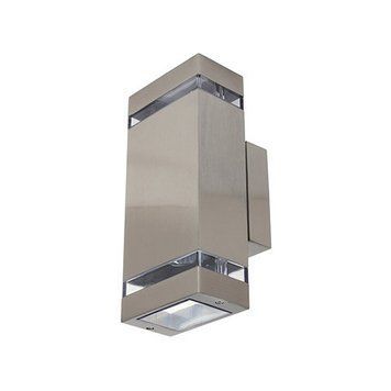 Светильник фасадний GARDENYA-2 2xGU10 мат.хром без лампы настенный Horoz Electric 075-010-0002-011 фото