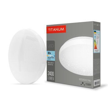 LED светильник настенно-потолочный TITANUM 32W 5000K Звездное небо 26691 фото