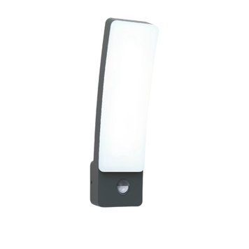 Светильник уличный настенный LUTEC KIRA 18W 4000K PIR Dark Grey Architectural 5288903118 фото