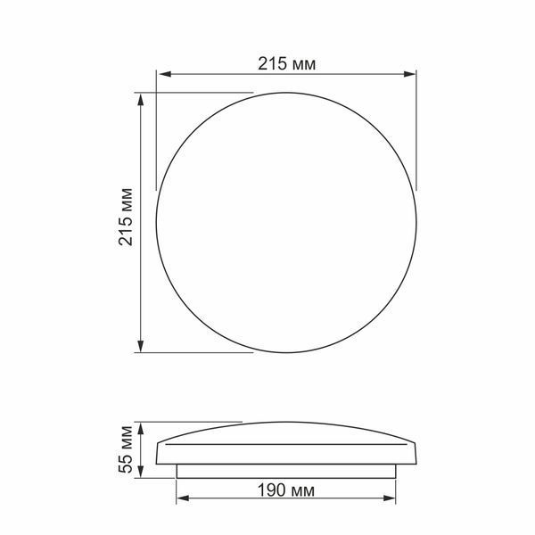 LED світильник настінно-стельовий TITANUM 12W 5000K Матовий 26690 фото
