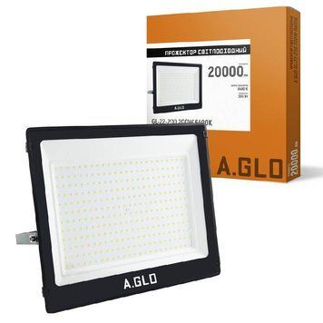 Прожектор світлодіодний Євросвітло A.GLO GL-22-200 200W 6400K 2100013181203 фото