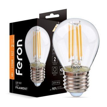 Світлодіодна лампа Feron Filament LB-161 6Вт E27 2700K F-40078 фото