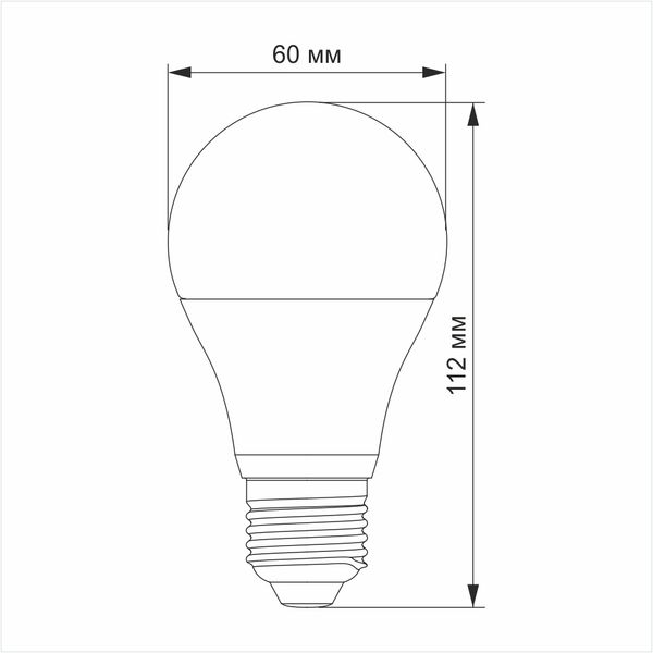 LED лампа TITANUM A60 8W E27 3000K 24922_T фото