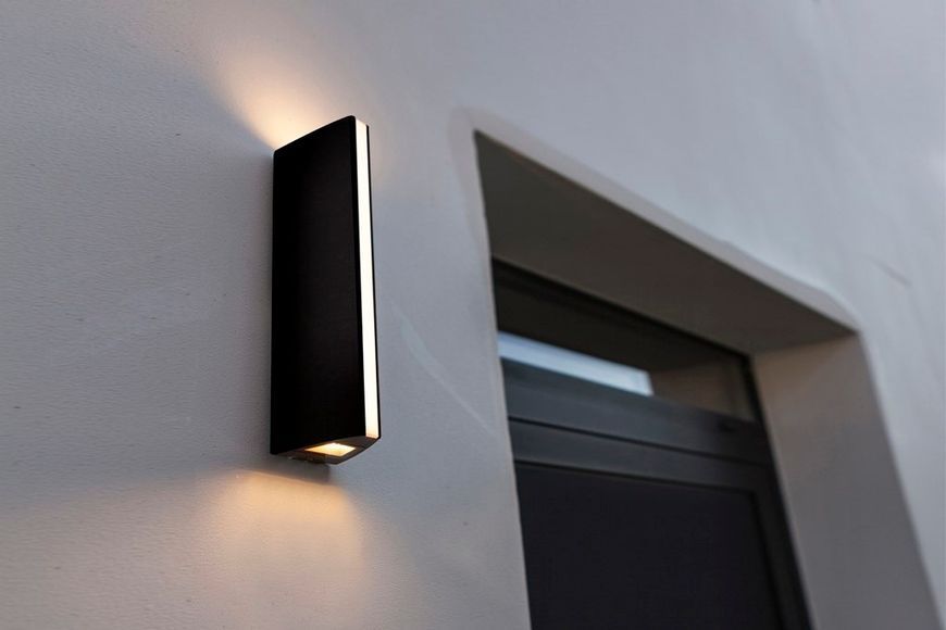 Світильник вуличний настінний LUTEC LEO 14.5W 3000K matt black Architectural 5192701330 фото