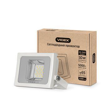 LED прожектор VIDEX 10W 5000K 12-24V White (VL-F105W-12V) 24967 фото
