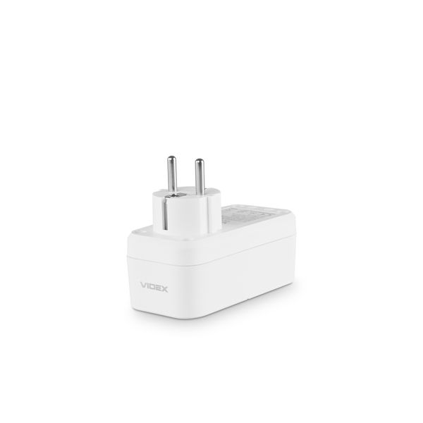 Мережевий адаптер VIDEX ONCORD з/з 1п 2.4A 2USB+USB-C White 27697_V фото