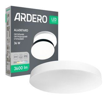 Світлодіодний накладний світильник Ardero AL6087ARD TREND 36Вт білий A-80637 фото