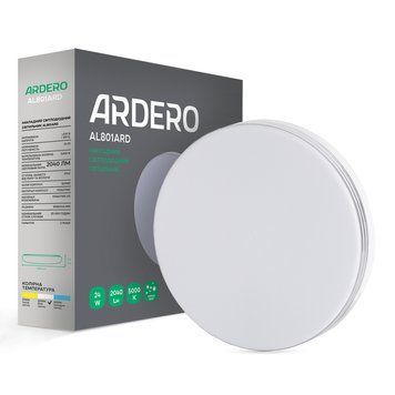 Світлодіодний накладний світильник Ardero AL801ARD 24Вт 5000K білий A-80163 фото