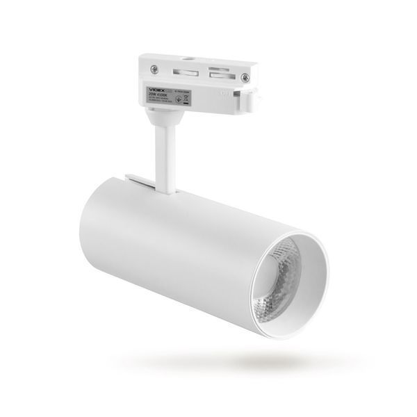 LED світильник трековий VIDEX 20W 4100K білий 25915 фото