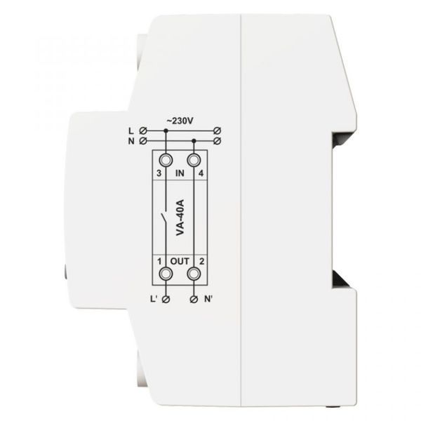 Реле напруги з контролем струму VA-40A M2R DigiTOP 4820118381275 фото